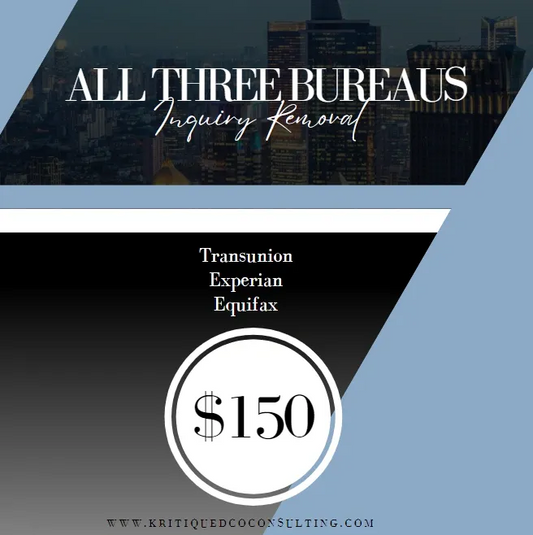 3 Bureau Inquiry Removal